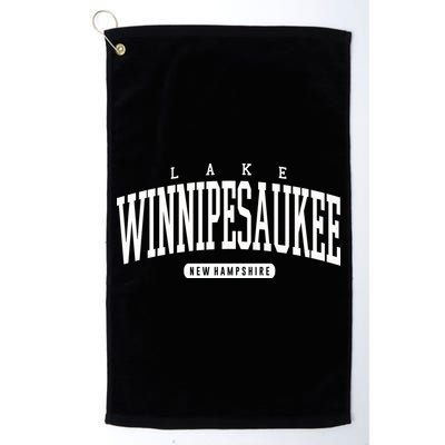 College Style Lake Winnipesaukee New Hampshire Souvenir Gift Great Gift Golf Towel