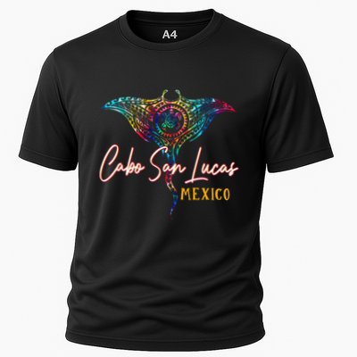 Cabo San Lucas Mexico Tie Dye Stingray Theme Family Vacation Performance Shirt