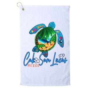 Cabo San Lucas Sea Turtle Mexico Vacation Family Trip Platinum Collection Golf Towel