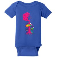 Cosmic Shroom Lady Baby Bodysuit