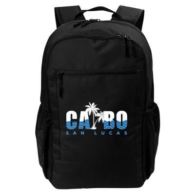 Cabo San Lucas Mexico Ocean Vibes Vintage Typography Backpack
