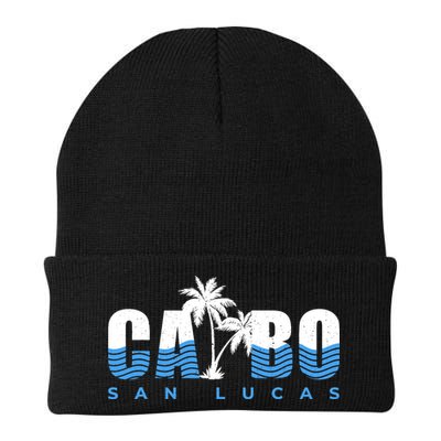 Cabo San Lucas Mexico Ocean Vibes Vintage Typography Beanie