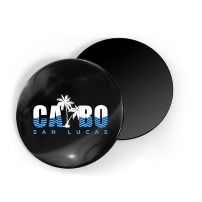 Cabo San Lucas Mexico Ocean Vibes Vintage Typography Magnet