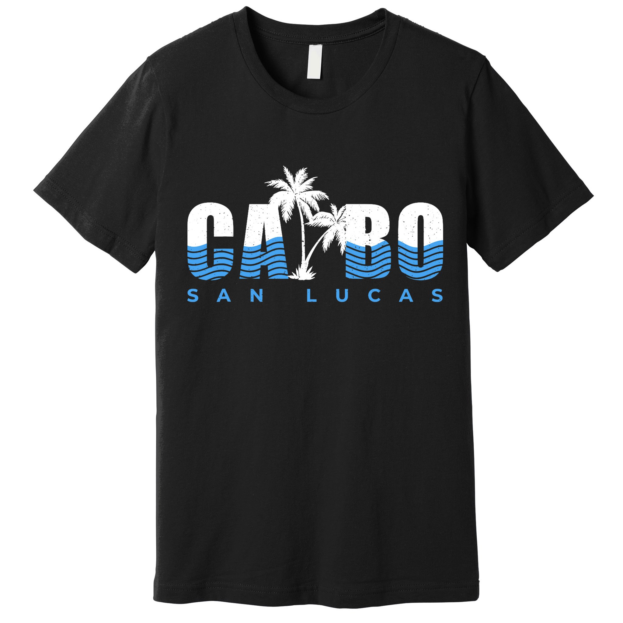 Cabo San Lucas Mexico Ocean Vibes Vintage Typography Premium T-Shirt
