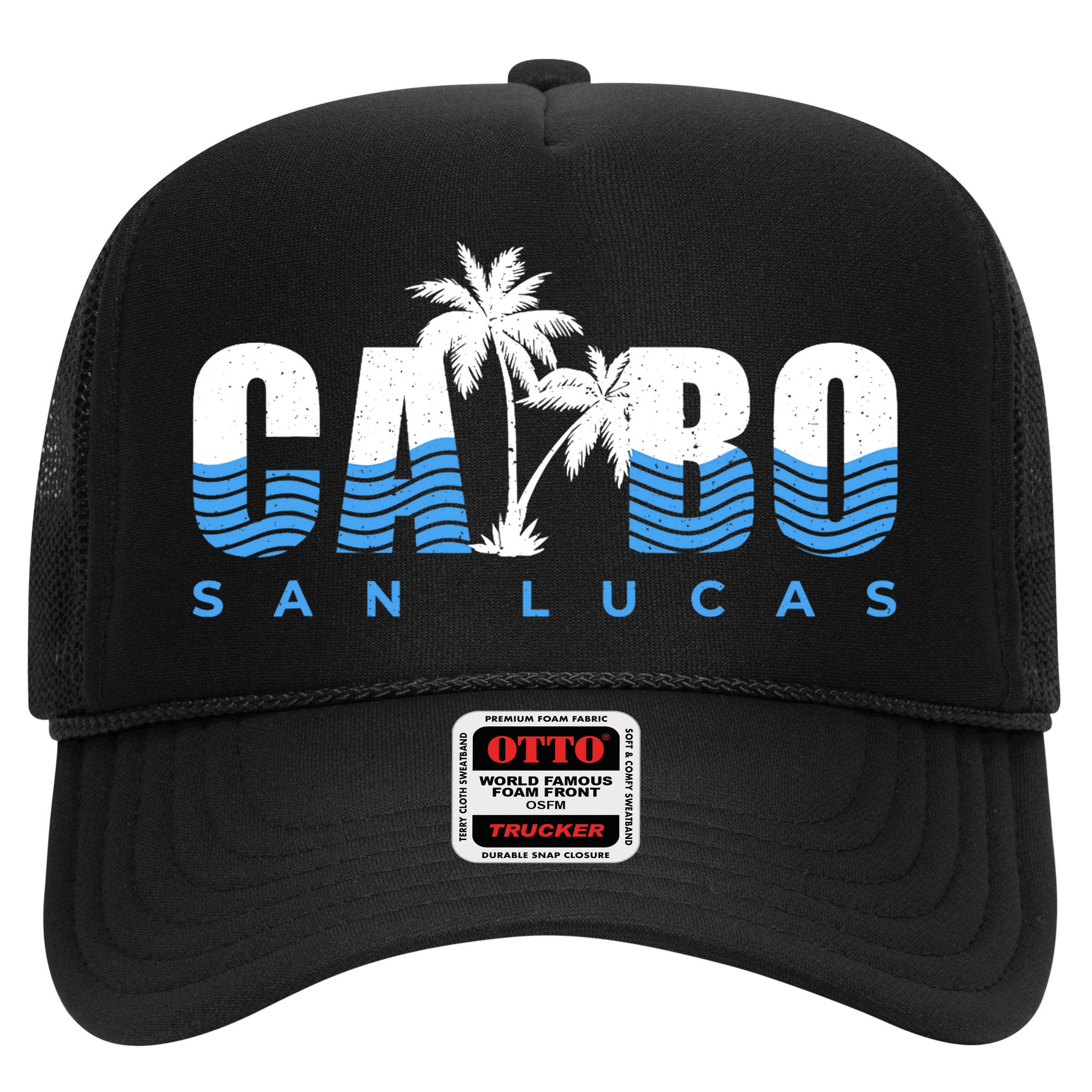 Cabo San Lucas Mexico Ocean Vibes Vintage Typography Hat