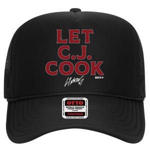 Cj Stroud Let Cj Cook High Crown Mesh Back Trucker Hat