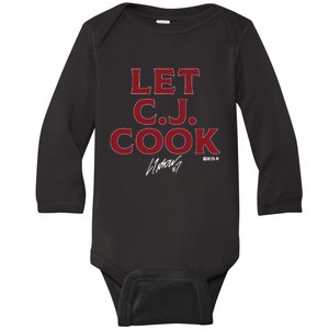 Cj Stroud Let Cj Cook Baby Long Sleeve Bodysuit