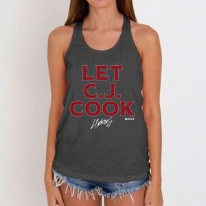 Cj Stroud Let Cj Cook Women's Knotted Racerback Tank