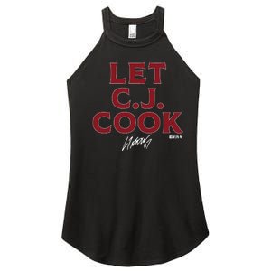 Cj Stroud Let Cj Cook Women's Perfect Tri Rocker Tank