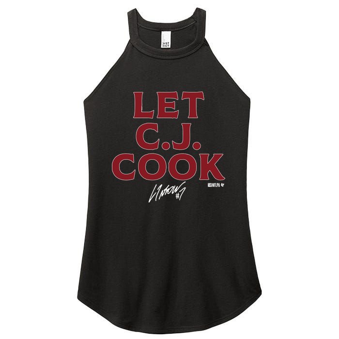 Cj Stroud Let Cj Cook Women's Perfect Tri Rocker Tank