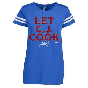 Cj Stroud Let Cj Cook Enza Ladies Jersey Football T-Shirt