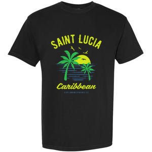 Caribbean Saint Lucia Garment-Dyed Heavyweight T-Shirt