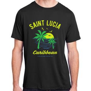 Caribbean Saint Lucia Adult ChromaSoft Performance T-Shirt