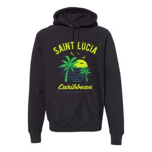 Caribbean Saint Lucia Premium Hoodie