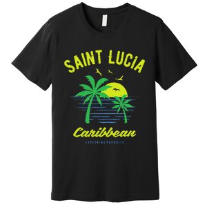 Caribbean Saint Lucia Premium T-Shirt