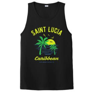 Caribbean Saint Lucia PosiCharge Competitor Tank