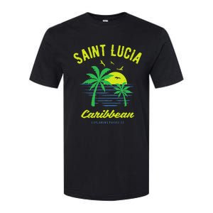 Caribbean Saint Lucia Softstyle CVC T-Shirt