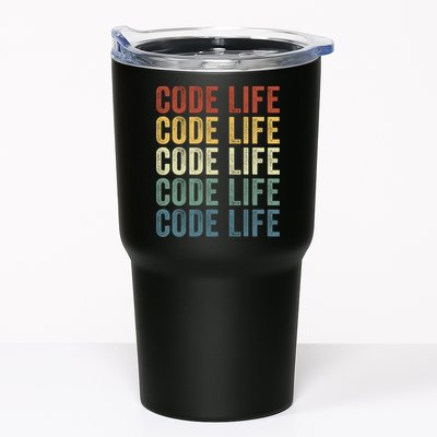 Code Sleek Life Minimalist Retro Design For Tech Enthusiasts Coding Aficionados Tumbler