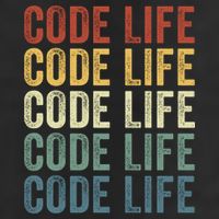 Code Sleek Life Minimalist Retro Design For Tech Enthusiasts Coding Aficionados Trucker Hat