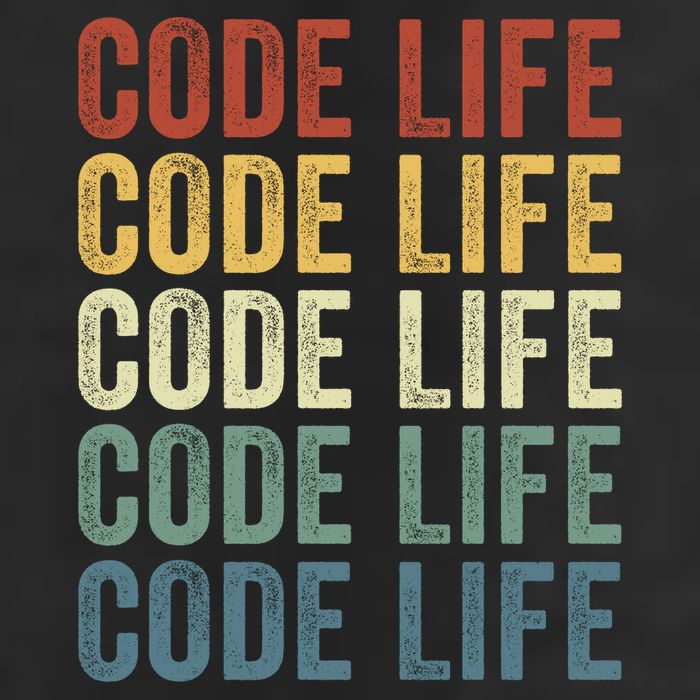 Code Sleek Life Minimalist Retro Design For Tech Enthusiasts Coding Aficionados Trucker Hat