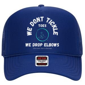 Clearwater Sports Massage Tickle Toes Pic High Crown Mesh Back Trucker Hat