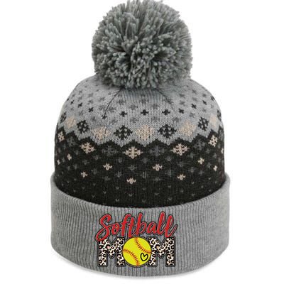 Cute Softball Mom The Baniff Cuffed Pom Beanie