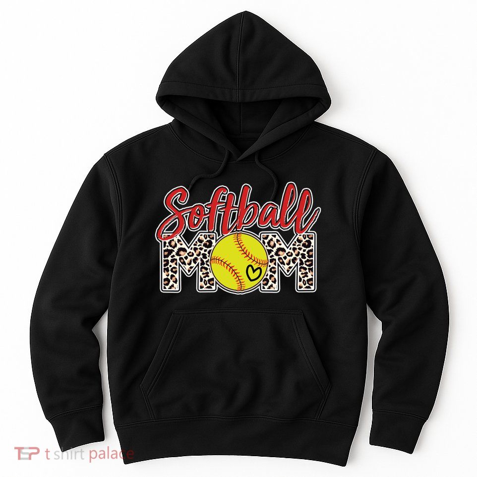 Cute Softball Mom Hoodie