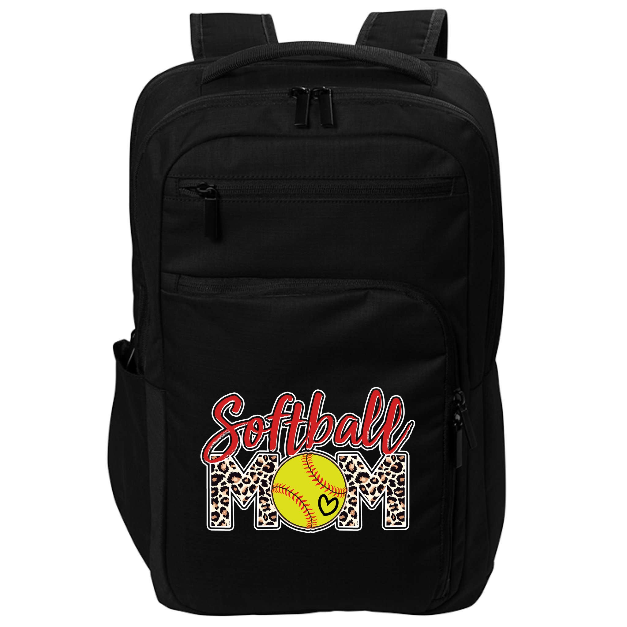 Cute Softball Mom Impact Tech Backpack