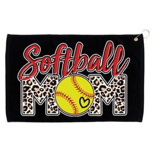 Cute Softball Mom Grommeted Golf Towel