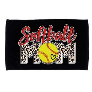 Cute Softball Mom Microfiber Hand Towel