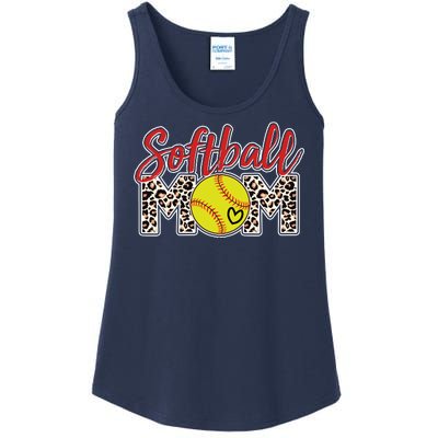 Cute Softball Mom Ladies Essential Tank