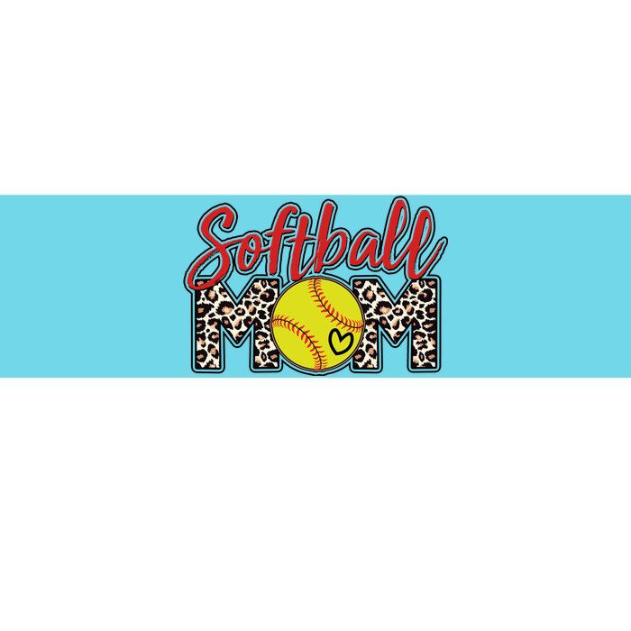 Cute Softball Mom Bumper Sticker