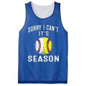 Cool Softball Mom Baseball Sorry I CanT Its Baseball Mesh Reversible Basketball Jersey Tank