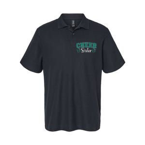 Cheer Sister My Favorite Cheerleader Calls Me Sisters Green Softstyle Adult Sport Polo