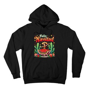 Christmas Spanish Mexican Feliz Navidad 2024 Feliz Navidad Hoodie