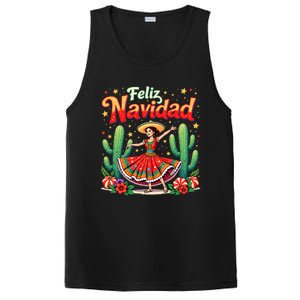 Christmas Spanish Mexican Feliz Navidad 2024 Feliz Navidad PosiCharge Competitor Tank