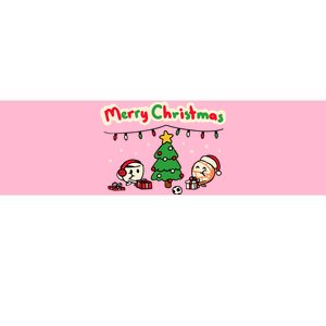 Coffee & Shell Merry Christmas Christmas  Bumper Sticker