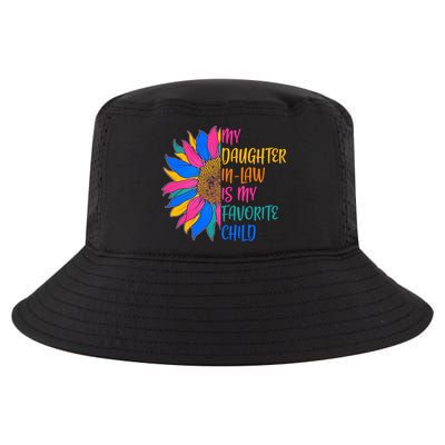 Colorful Sunflower My Daughter In Law Is My Favorite Child Cool Comfort Performance Bucket Hat