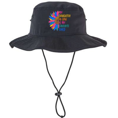 Colorful Sunflower My Daughter In Law Is My Favorite Child Bucket Hat