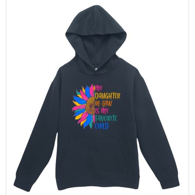 Colorful Sunflower My Daughter In Law Is My Favorite Child Urban Pullover Hoodie