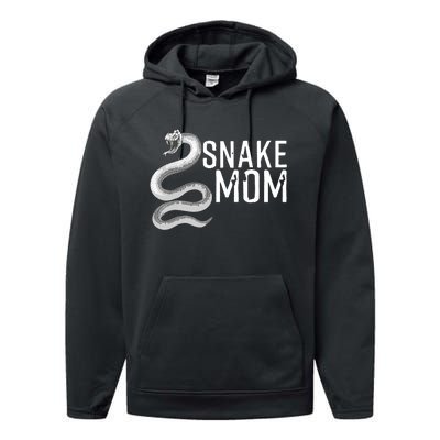 Cool Snake Mom For Women Girl Mother Ball Python Pet Corn Performance Fleece Hoodie