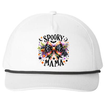 Coquette Spooky Mama Halloween Snapback Five-Panel Rope Hat