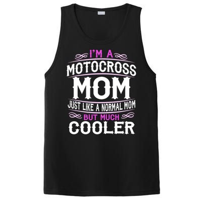 Cute Sporting Mom Gift Motocross Mom PosiCharge Competitor Tank