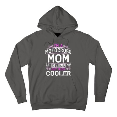 Cute Sporting Mom Gift Motocross Mom Hoodie