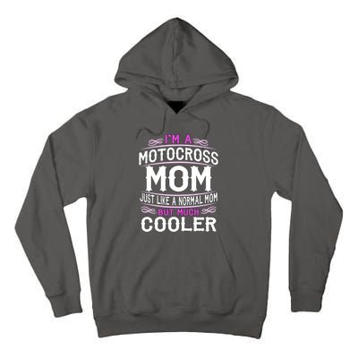 Cute Sporting Mom Gift Motocross Mom Tall Hoodie