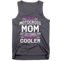 Cute Sporting Mom Gift Motocross Mom Tank Top