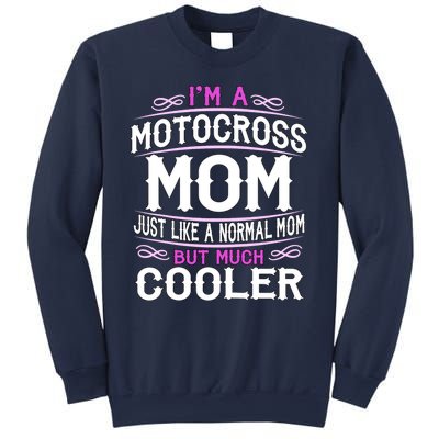 Cute Sporting Mom Gift Motocross Mom Sweatshirt