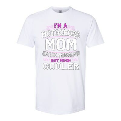 Cute Sporting Mom Gift Motocross Mom Softstyle® CVC T-Shirt