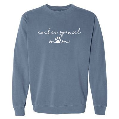 Cocker Spaniel Mom Garment-Dyed Sweatshirt