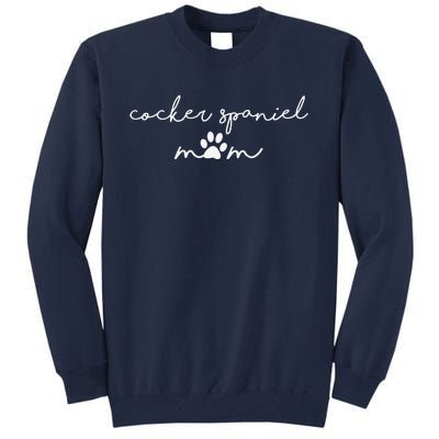 Cocker Spaniel Mom Tall Sweatshirt